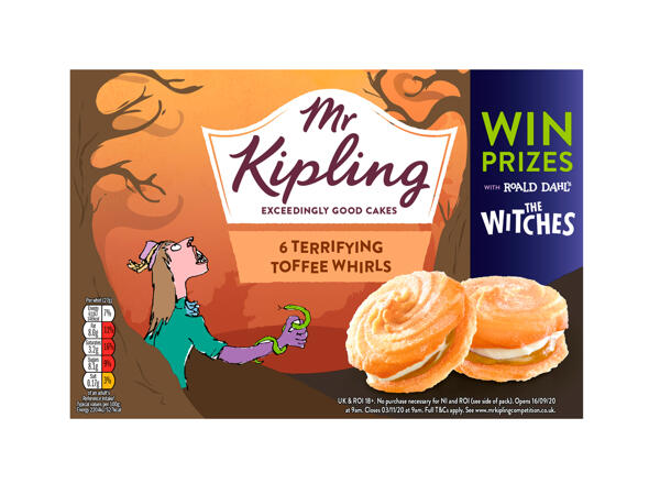Mr Kipling Terrifying Toffee Whirls