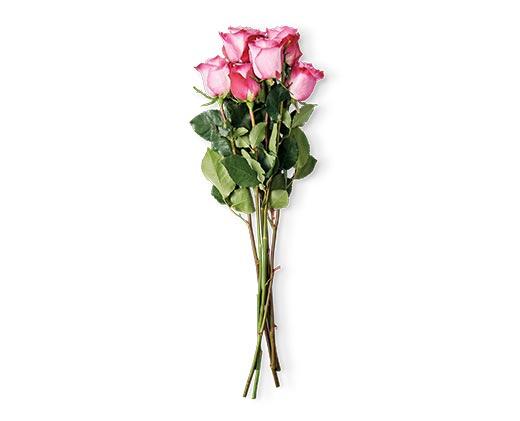 6 Stem Rose Bouquet Assorted Colors