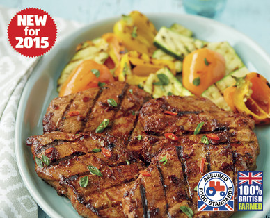 British Peri Peri Pork Shoulder Steaks