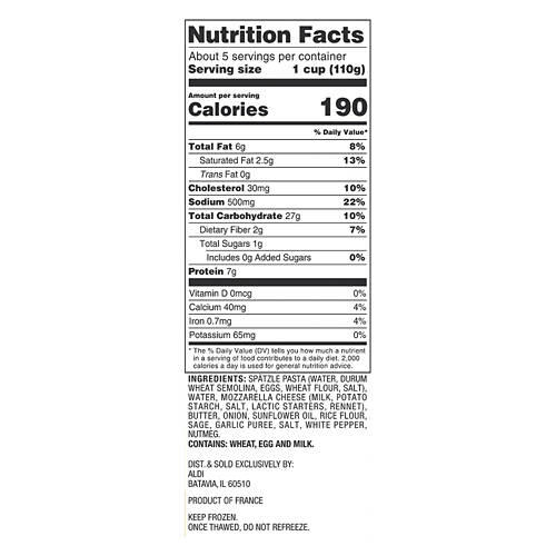Garlic Sage Spaetzle, 20 oz