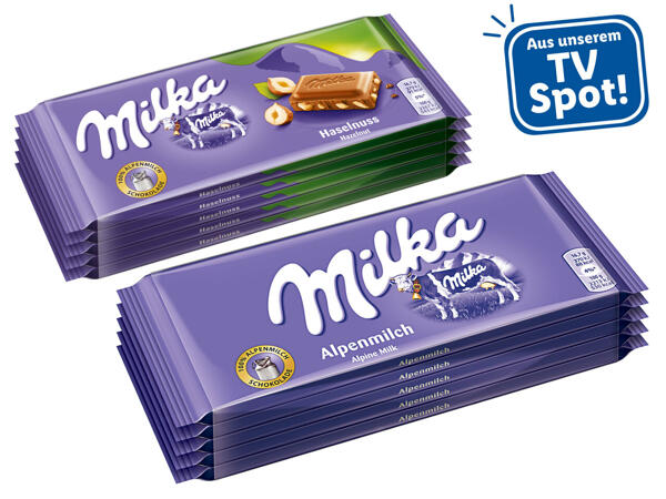 Milka Tafelschokolade