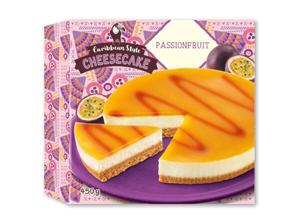 CARIBBEAN STYLE Passionsfrugtcheesecake