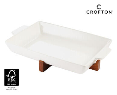 Oven to Table Bakers with Wooden Stand