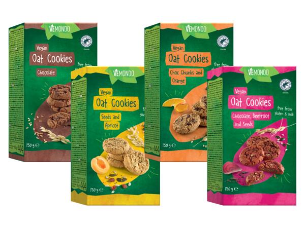 Veganska glutenfria havrecookies