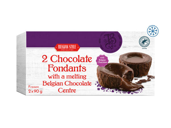 Belgian Style 2 Chocolate Fondants