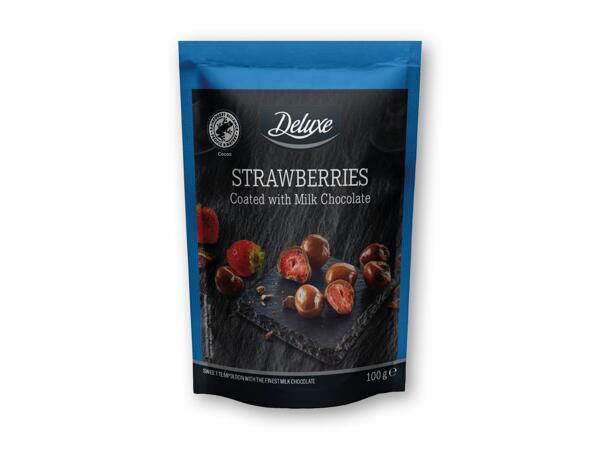 DELUXE Tørret frugt med chokolade