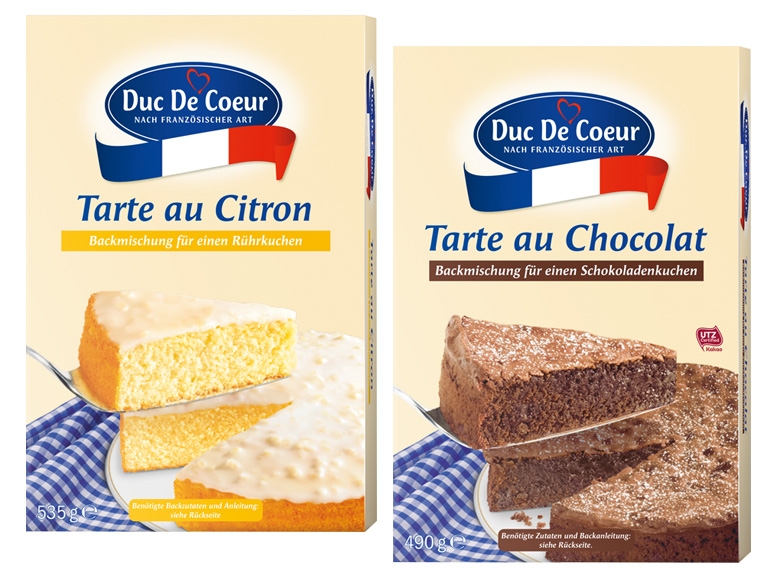 DUC DE COEUR Backmischung für Tartes