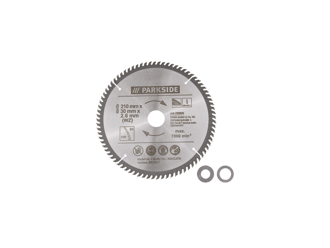 PARKSIDE(R) Rundsavklinge 210 mm