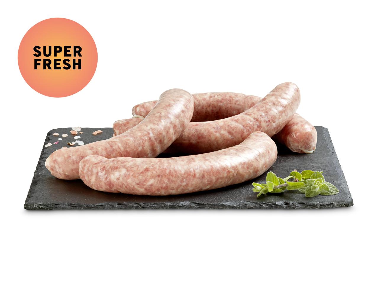 Saucisses paysannes à rôtir