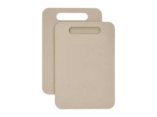 Silvercrest Beige Small Chopping Boards - 2 Pack