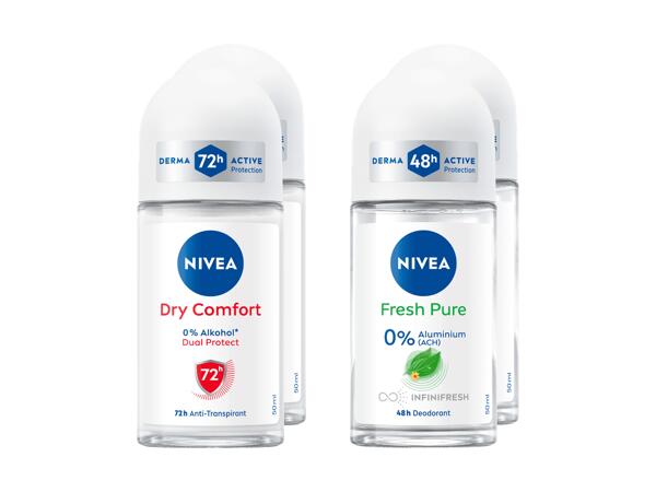 Déodorant roll-on Nivea, pack de 2