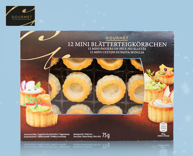 GOURMET Mini-Blätterteigkörbchen