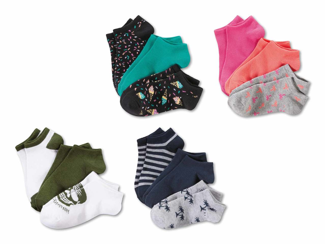Socquettes, 3 paires1