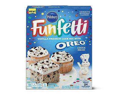 Pillsbury 
 Oreo Vanilla Frosting or Cake Mix