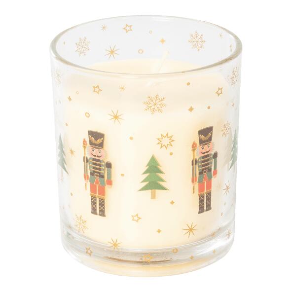 Verre avec bougie parfumée