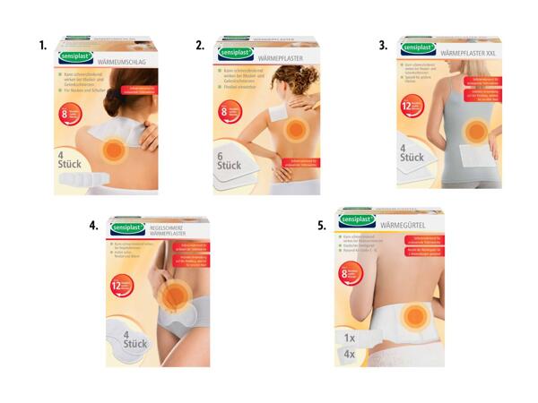 Assortiment de compresses chaudes