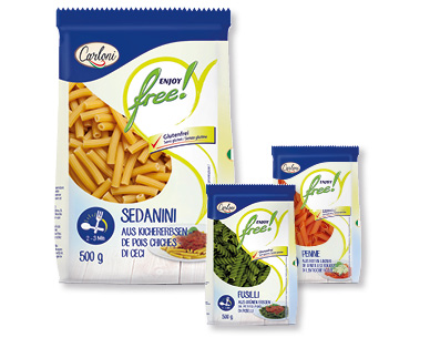 Pâtes aux légumes sans gluten ENJOY FREE!/CARLONI
