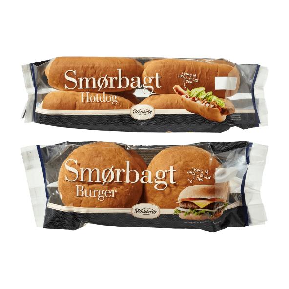 Hotdogbrød eller Burgerboller