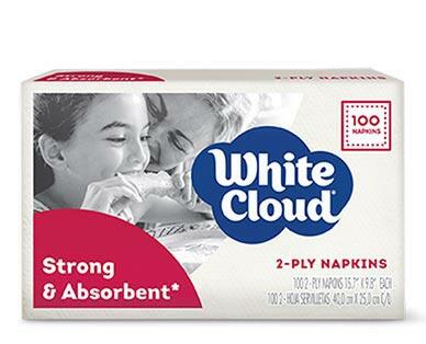 White Cloud 
 2 Ply Napkins