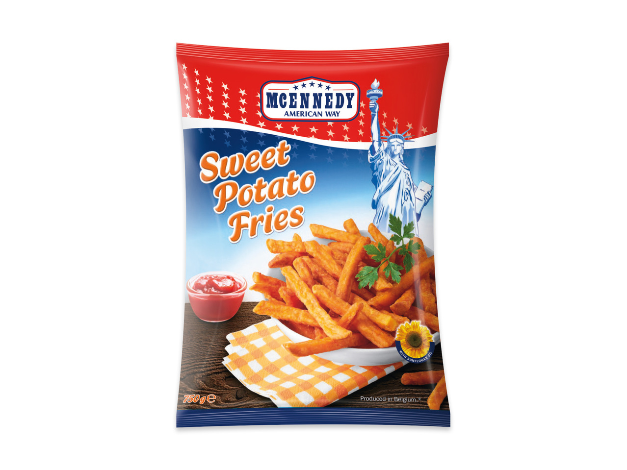 POMMES FRITES AV SÖTPOTATIS