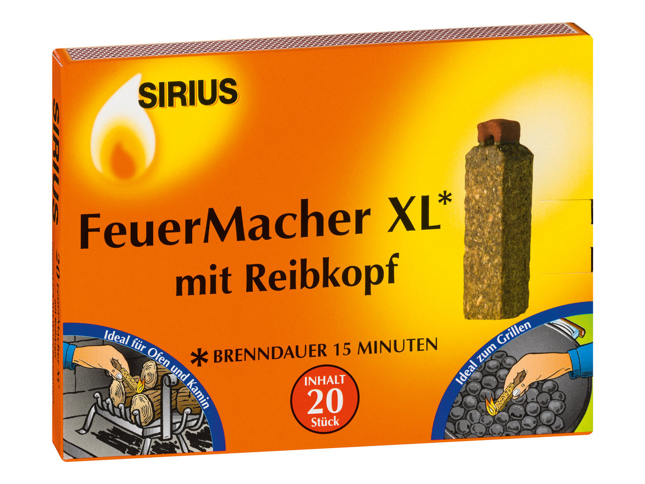 SIRIUS Feuermacher mit Reibkopf