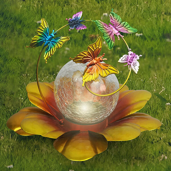 LED Solar-Blumenleuchte