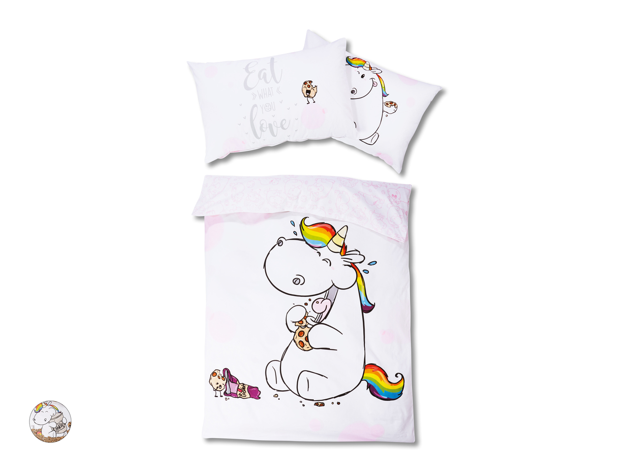Parure de lit licorne dodue