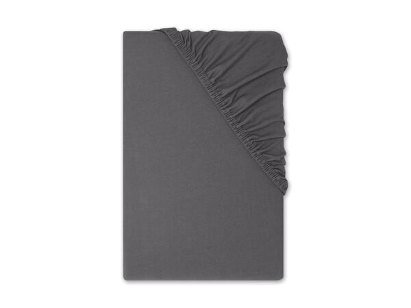 Jersey-Spannleintuch, ca. 140-160 x 200 x 25 cm
