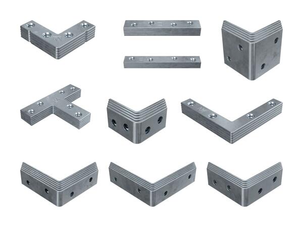 Équerres/​fixations plates
