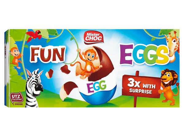 MISTER CHOC Überraschungseier 3er