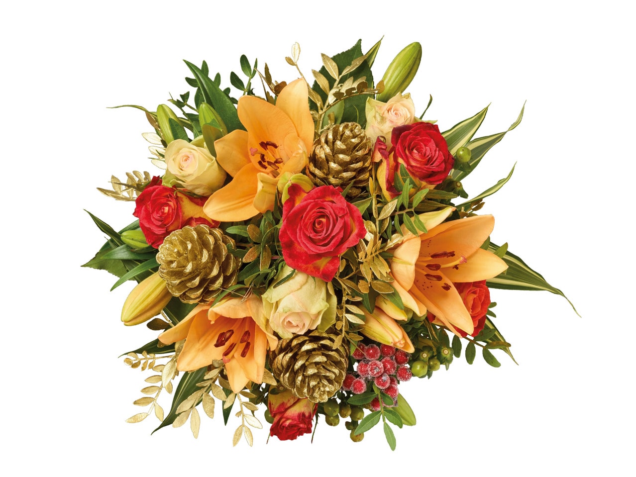 Mistletoe & Wine Bouquet1