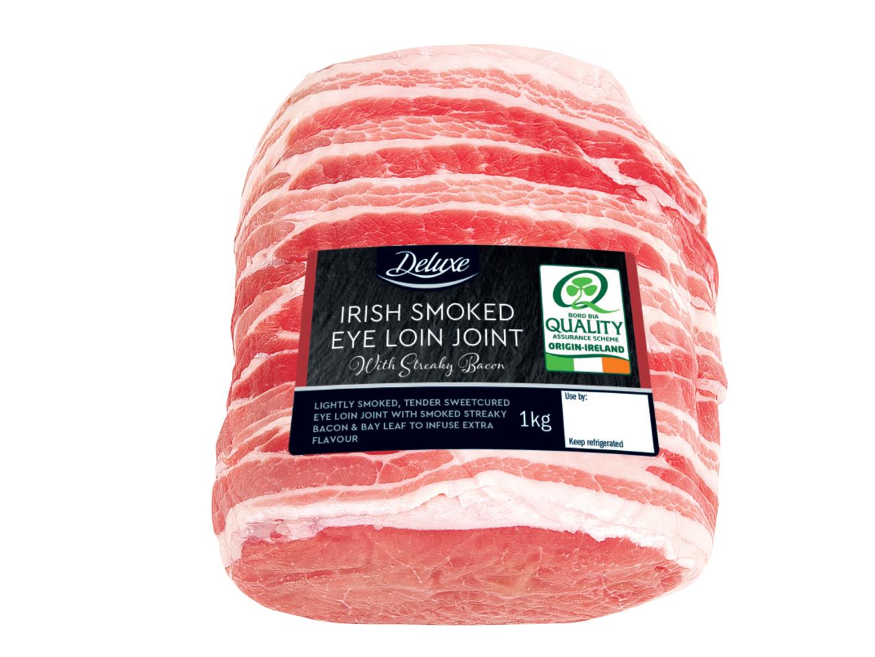 DELUXE Irish Smoked Eye Loin Joint Wrapped in Bacon