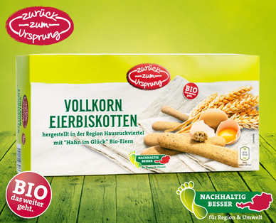ZURÜCK ZUM URSPRUNG Österr. Bio-Vollkornbiskotten