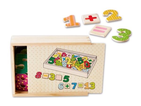 Montessori Holz-Magnet-Set