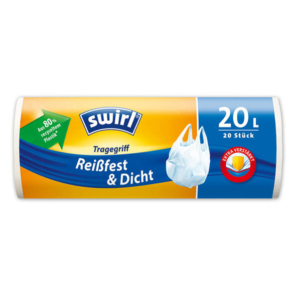 Müllbeutel mit Tragegriff