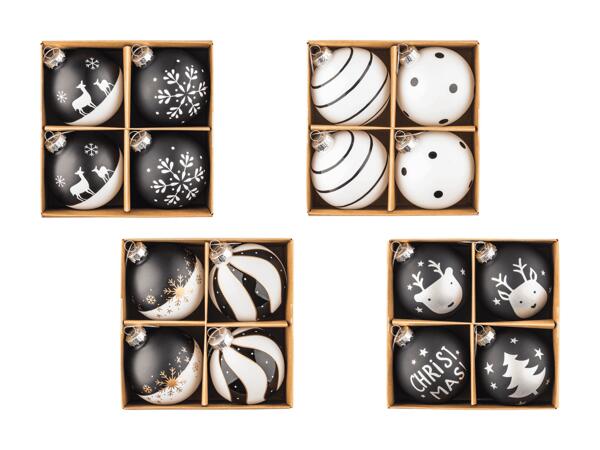Boules de Noël, set de 4