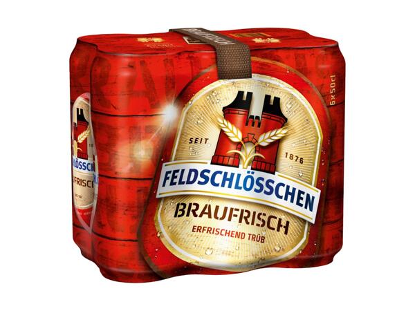 Bière Feldschlösschen Braufrisch (valable uniquement en Suisse alémanique et en Suisse romande)
