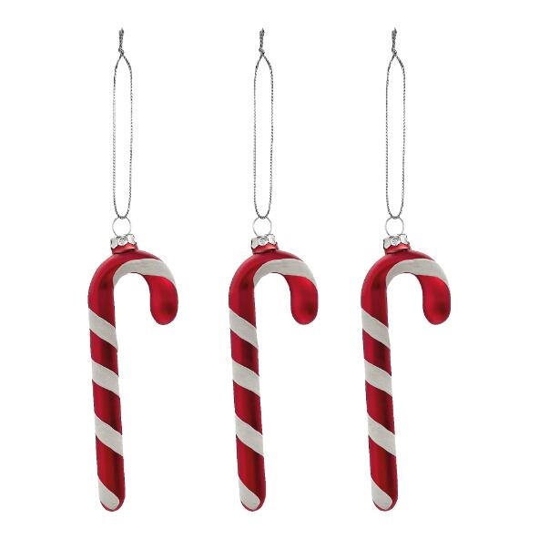 HOME CREATION(R) 				Glas-Weihnachtsanhänger, 2 oder 3 St.