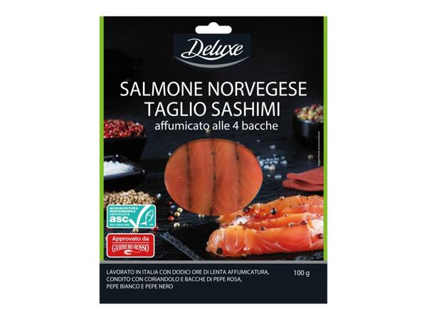 Sashimi cut norwegian salmon