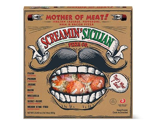 Screamin' Sicilian Mother of Meat Pizza
