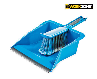 Extra Large Heavy Duty Dustpan and Brush Set