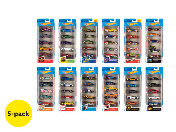 Hot Wheels(R) Leksaksbilar, 5-pack