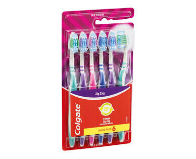 Colgate Zig Zag Toothbrushes 6pk
