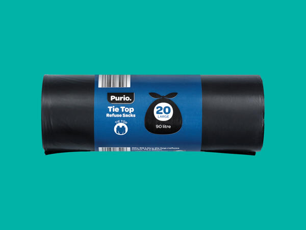 Purio Tie Top Refuse Sacks