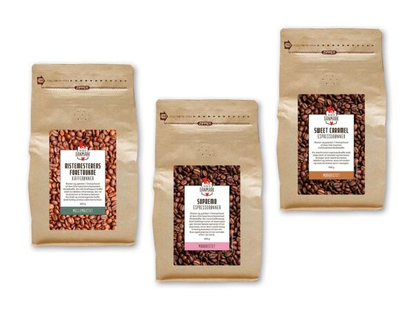 Ristemesterens hele kaffebønner