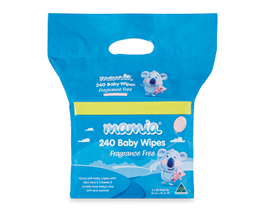 Mamia Baby Wipes Fragrance Free