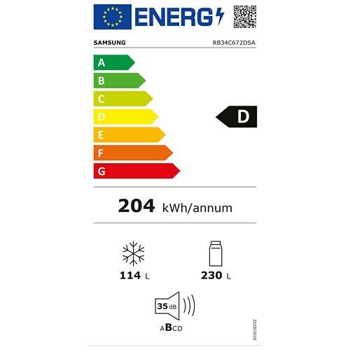 SAMSUNG Réfrigérateur-congélateur RB7300, RB34C672DSA/WS