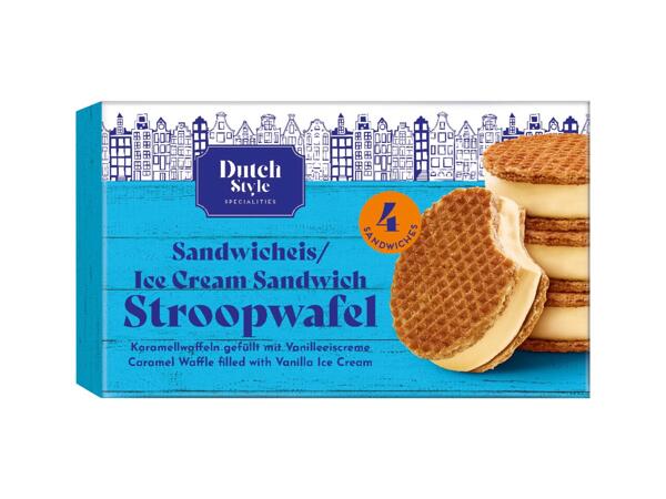 Stroopwaffle Ice Cream Sandwich