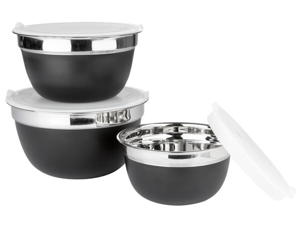 Stainless Steel Bowls with Lid