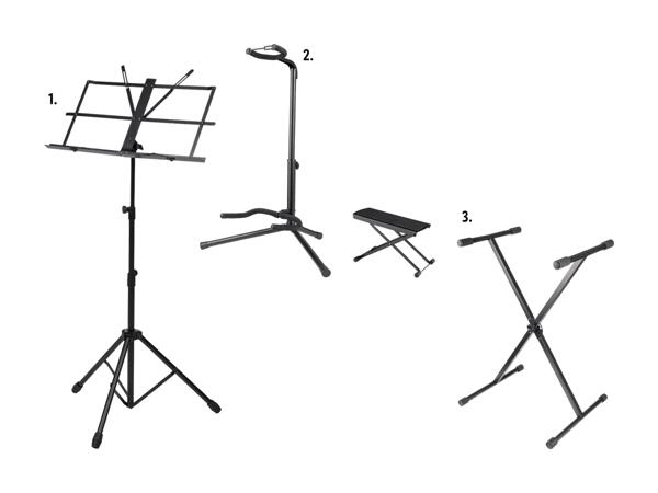 Lutrin/supports pour instruments (action valable uniquement en Suisse alémanique)
